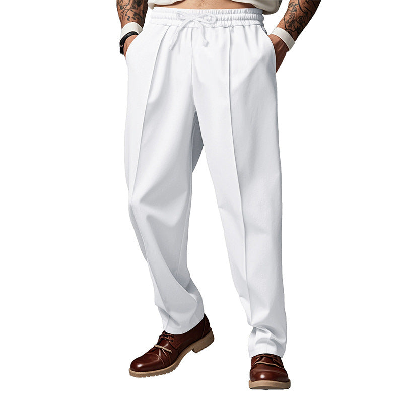 Herren Sportliche Jogginghose mit flexiblem Bund und seitlichen Eingrifftaschen EB