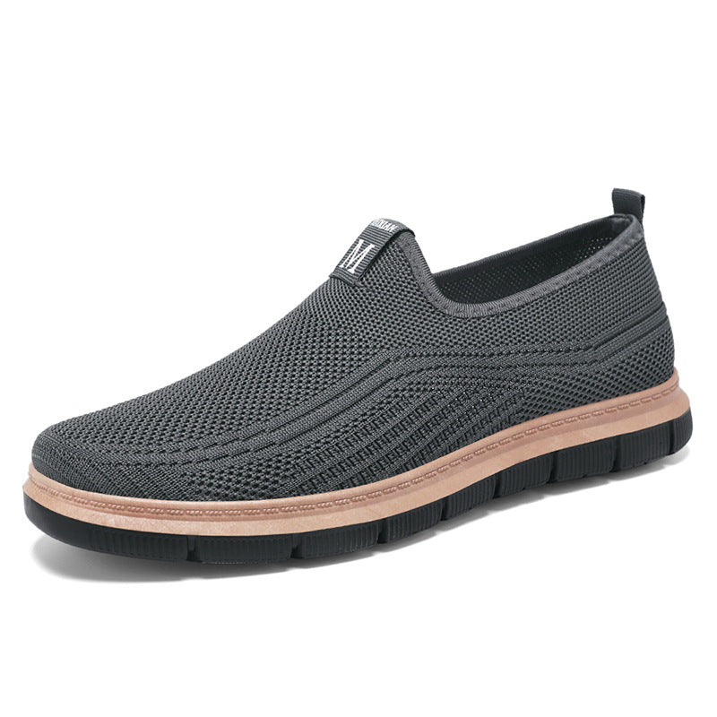 Damen Atmungsaktive Slip-On Sneakers mit flexibler Laufsohle EB