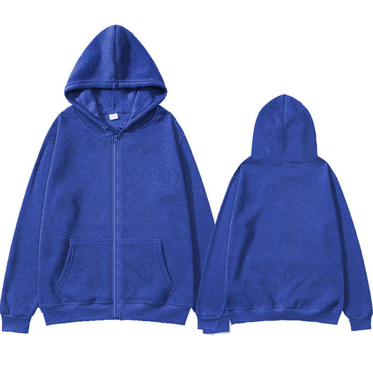Unisex Zip-Hoodie mit robustem Metallreißverschluss, angerauter Fleece-Innenseite, geteilten Eingrifftaschen und verstärkten Nähten EB