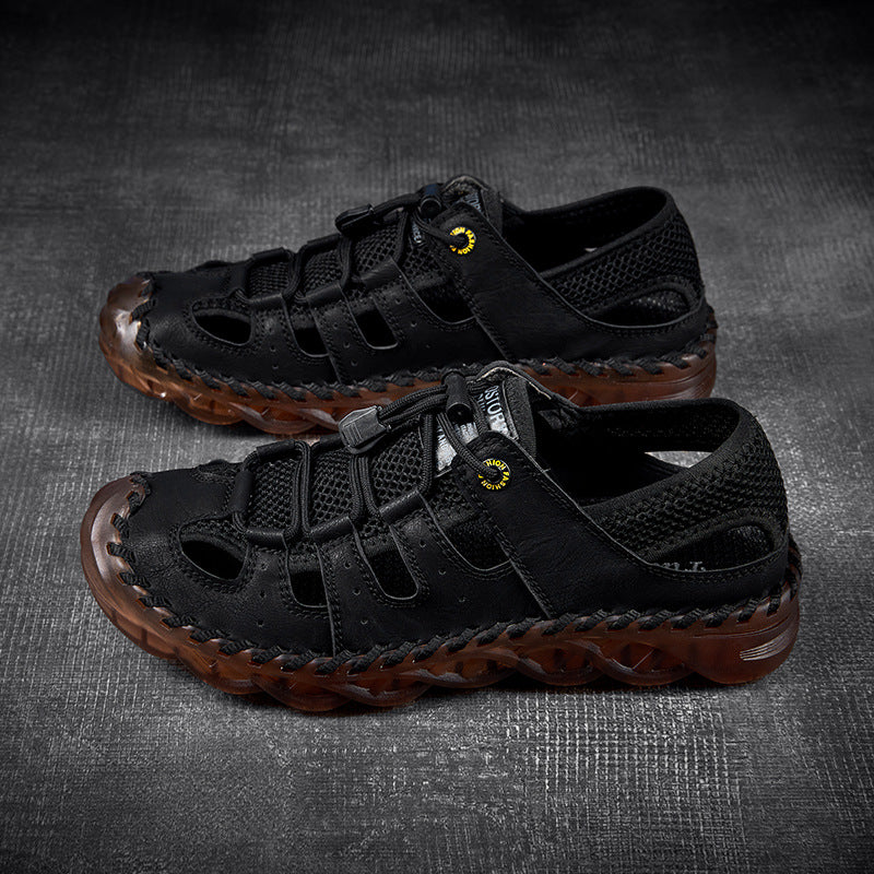 Damen Athletische Sandalen mit atmungsaktivem Netz und rutschfester Sohle EB