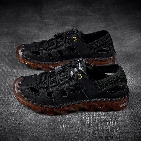 Damen Athletische Sandalen mit atmungsaktivem Netz und rutschfester Sohle EB
