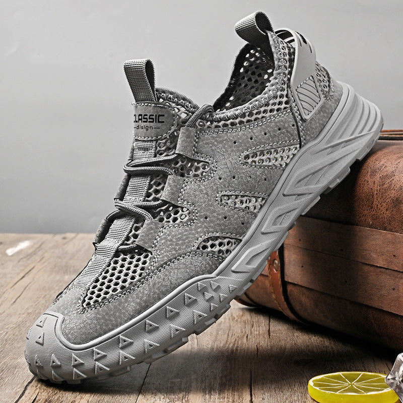 Damen Sportliche Mesh Freizeit-Sneaker EB