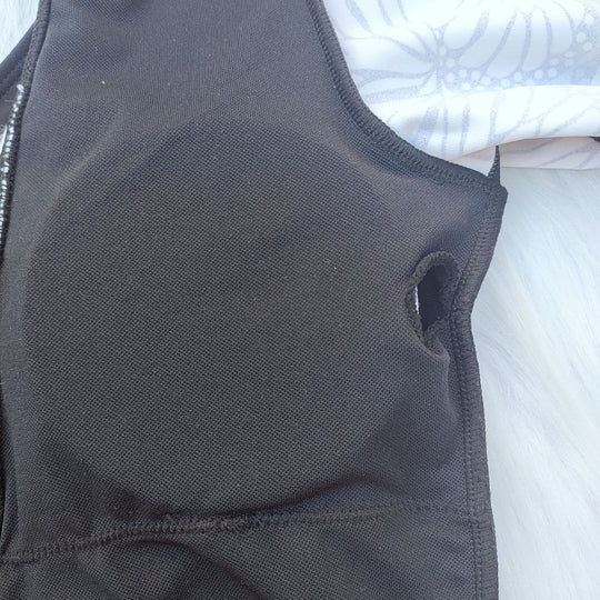 Damen Langarm Badeanzug mit modischem Schmetterlingsdesign EB