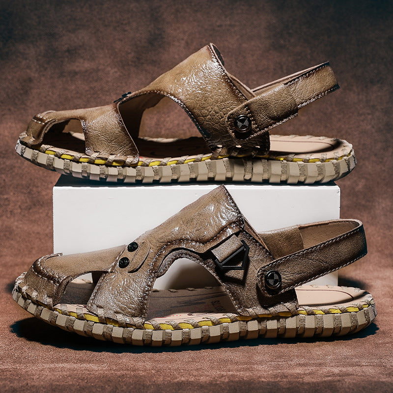 Herren Weiche und bequeme Freizeitsandalen mit verstellbarem Riemen EB