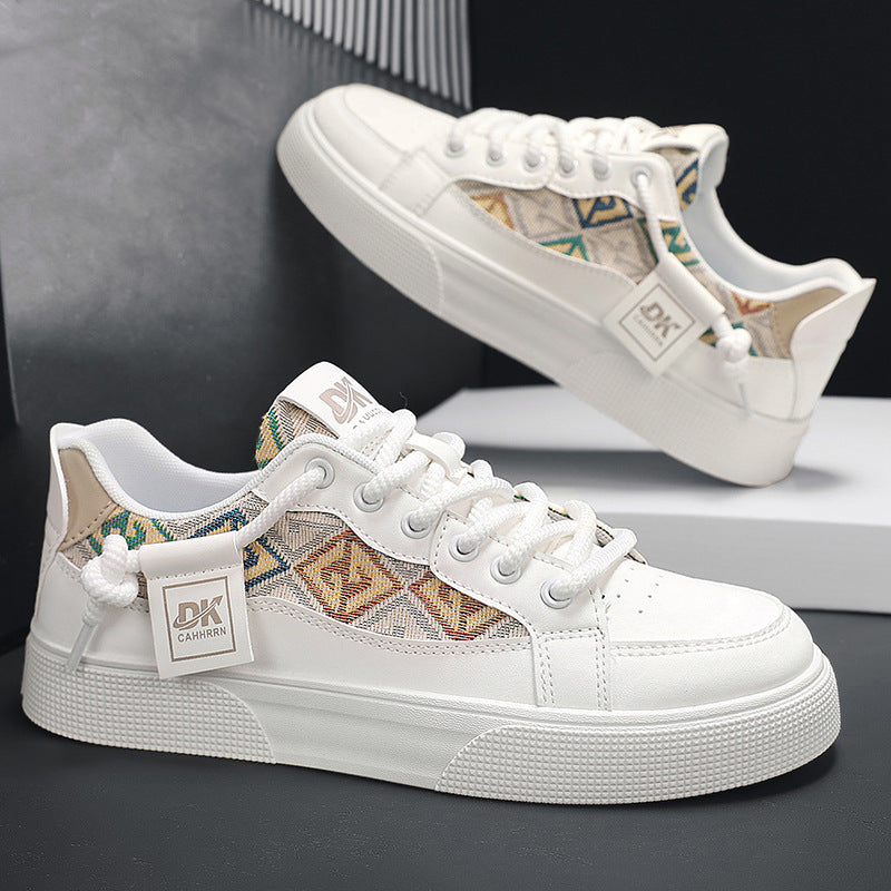 Damen modische Sneakers mit einzigartigen Stickereien und robustem Design EB