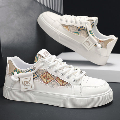 Damen modische Sneakers mit einzigartigen Stickereien und robustem Design EB