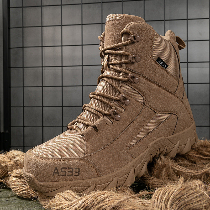 Herren Hochwertige Tactical Stiefel mit stabilisierender Laufsohle und atmungsaktiver Struktur EB