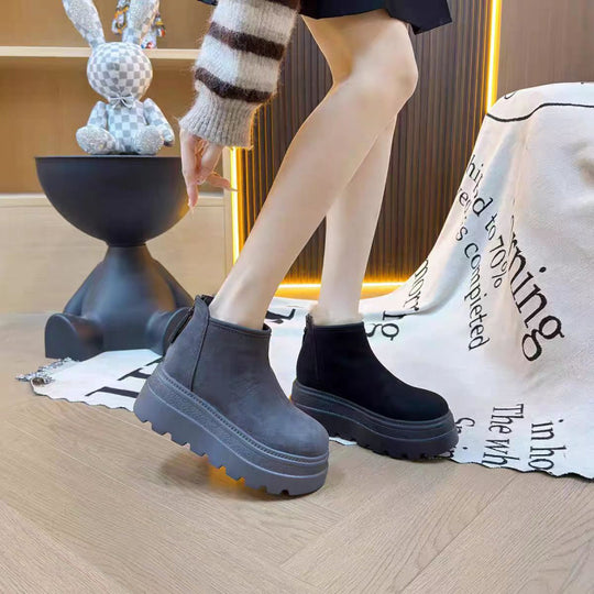 Damen Chunky Plateauschuhe mit hohem Tragekomfort und robustem Design EB