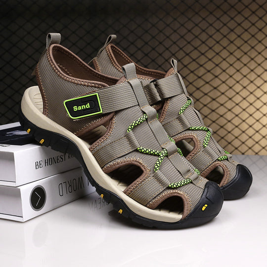 Damen Sportliche Freizeitsandalen mit rutschfester Sohle und verstellbaren Riemen EB