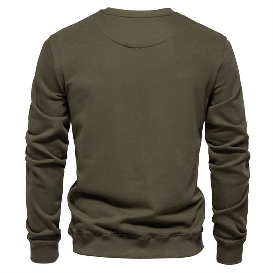 Herren Sweatshirt mit klassischem Rundhalsausschnitt EB