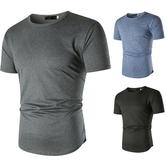 Herren sportliches T-Shirt mit atmungsaktiver Funktionsfaser und bequemer Passform EB