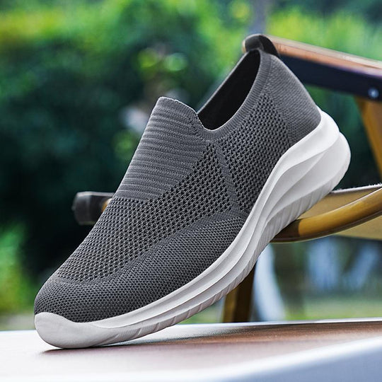Damen Atmungsaktive Slip-On Sneakers mit flexiblem Dämpfungssystem EB