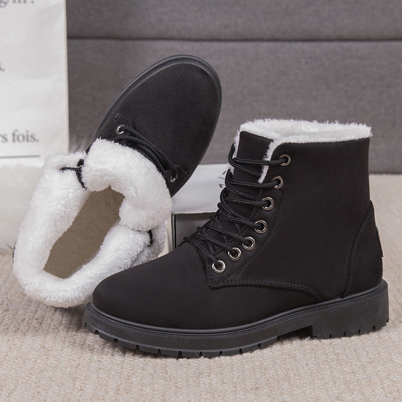 Damen Warmgefütterte Winterstiefel mit rutschfester Profilsohle EB