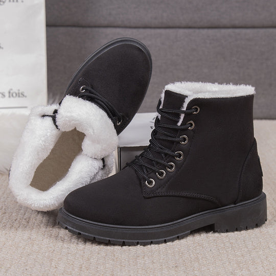 Damen Warmgefütterte Winterstiefel mit rutschfester Profilsohle EB