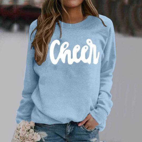 Damen Sweatshirt mit originellem Schriftzug EB