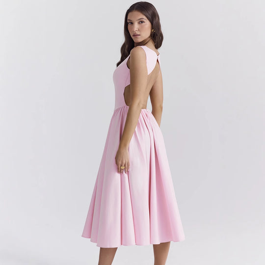 Damen A-Linien Kleid mit elegantem Schnitt und Taillierung EB
