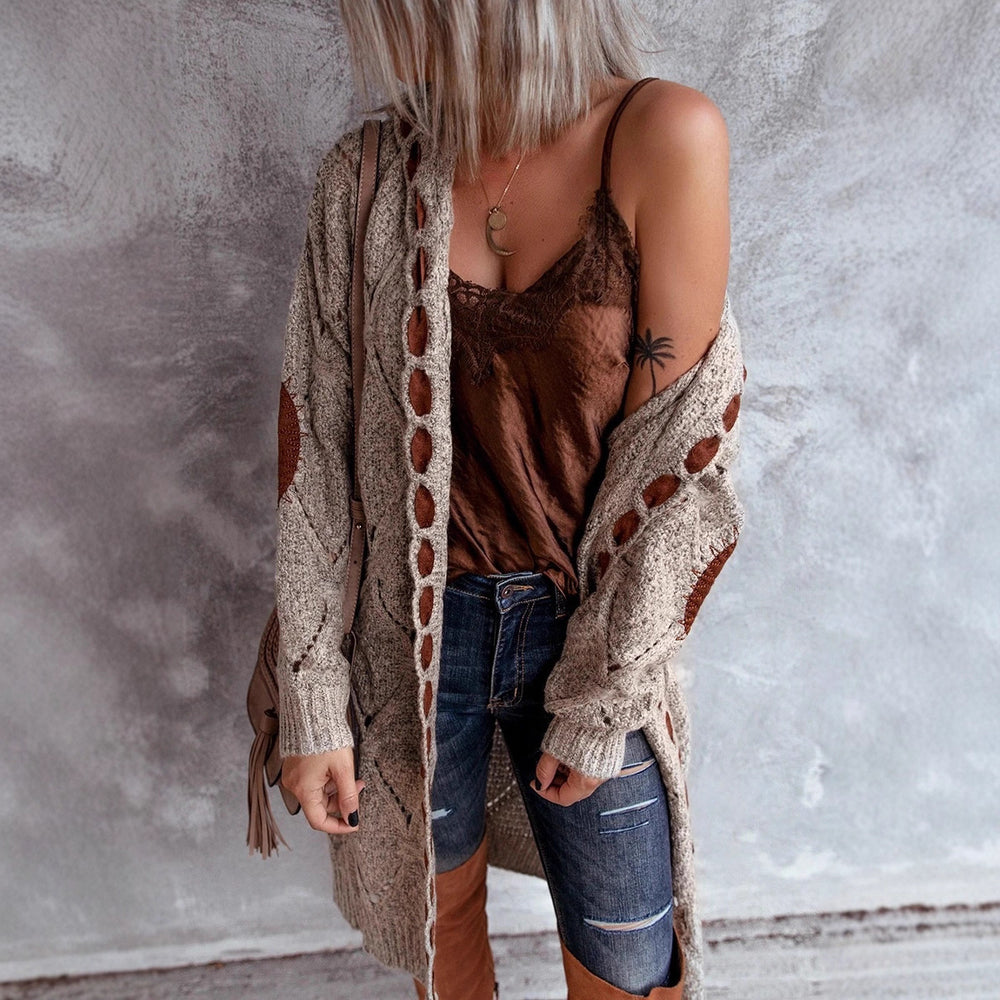 Damen Langstrickjacke EB
