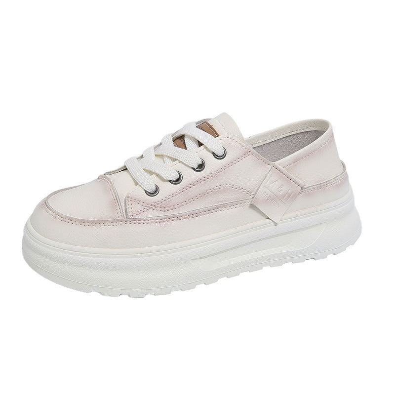Damen Sportliche Retro Sneaker mit plattierter Sohle und atmungsaktivem Obermaterial EB