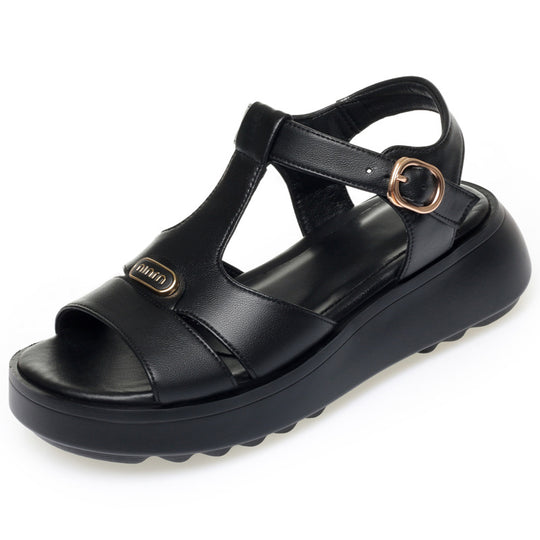 Damen Komfortable Sandalen mit ergonomischem Fußbett und modischem Riemendesign EB