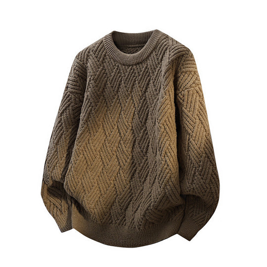Damen Gemusterter Strickpullover EB