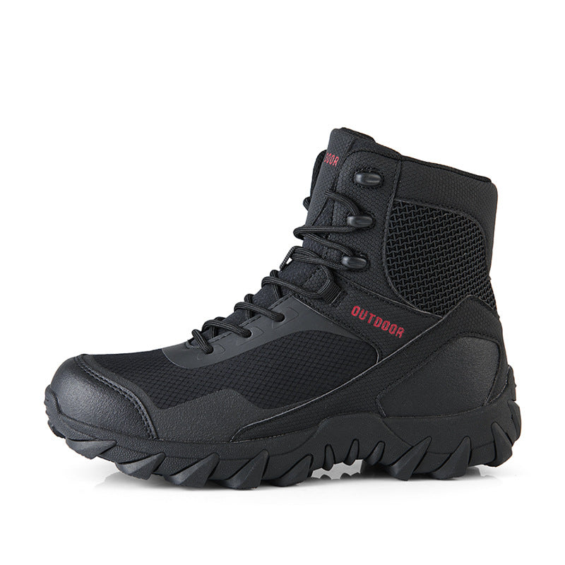Herren Hochwertige Outdoor-Wanderstiefel mit rutschfester Sohle und atmungsaktiver Membran EB