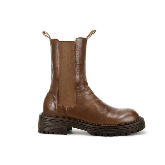 Damen Chelsea Boots mit ergonomischem Fußbett und griffiger Sohle EB