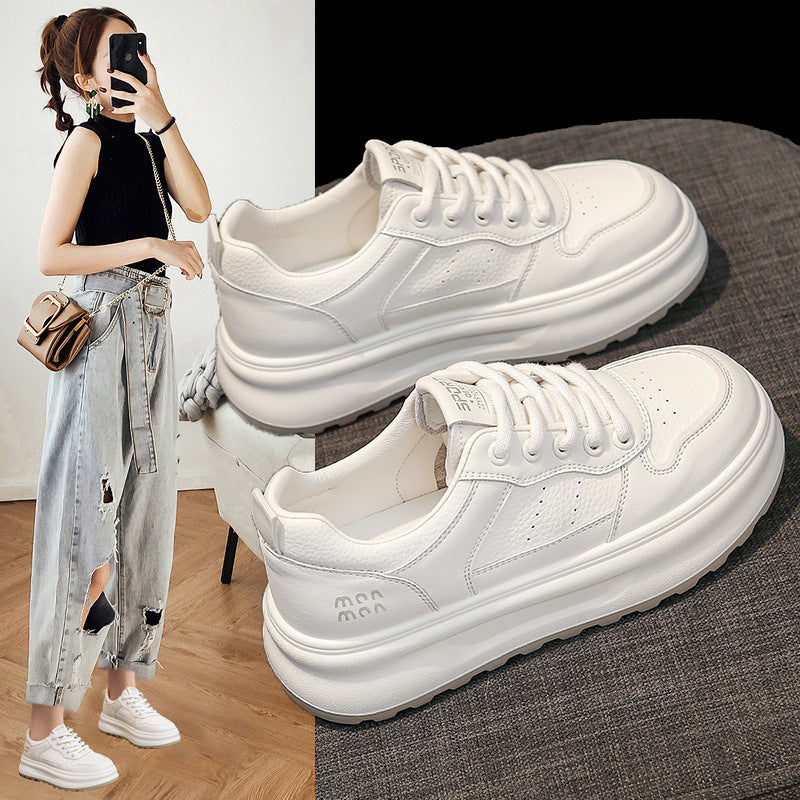 Damen Modische Chunky Sneakers mit atmungsaktiver Obermaterialstruktur EB