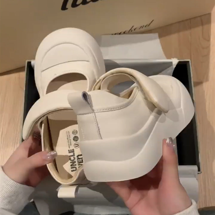 Damen Komfortable Clogs mit innovativem Klettverschluss und stabiler Sohle EB