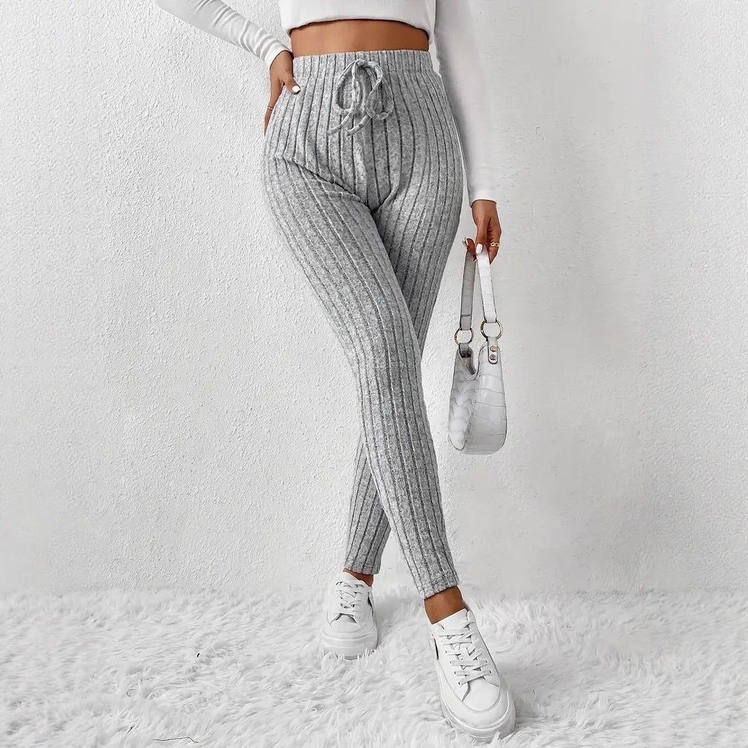 Damen Gefütterte Sweatpants mit Rippstruktur EB