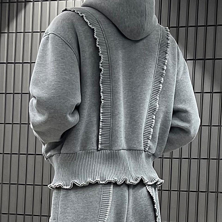 Damen Komfortable Loungehosen mit Rüschendetails EB