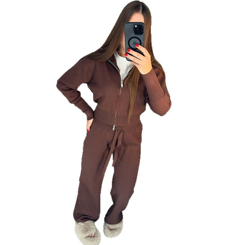 Damen Strick-Loungewear-Set EB