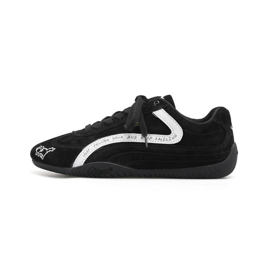 Damen Sportliche Sneaker mit robustem Wildleder und dämpfender Sohle EB