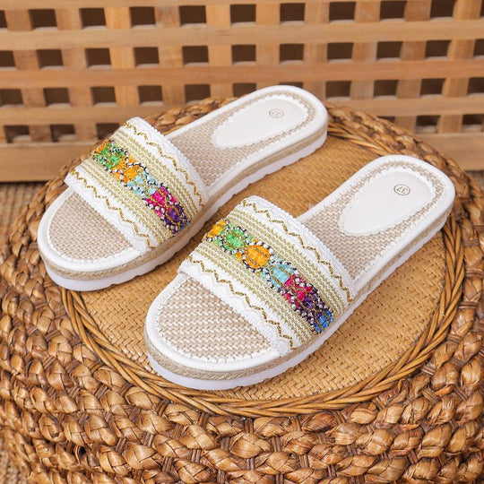 Damen Decorative Slipper EB
