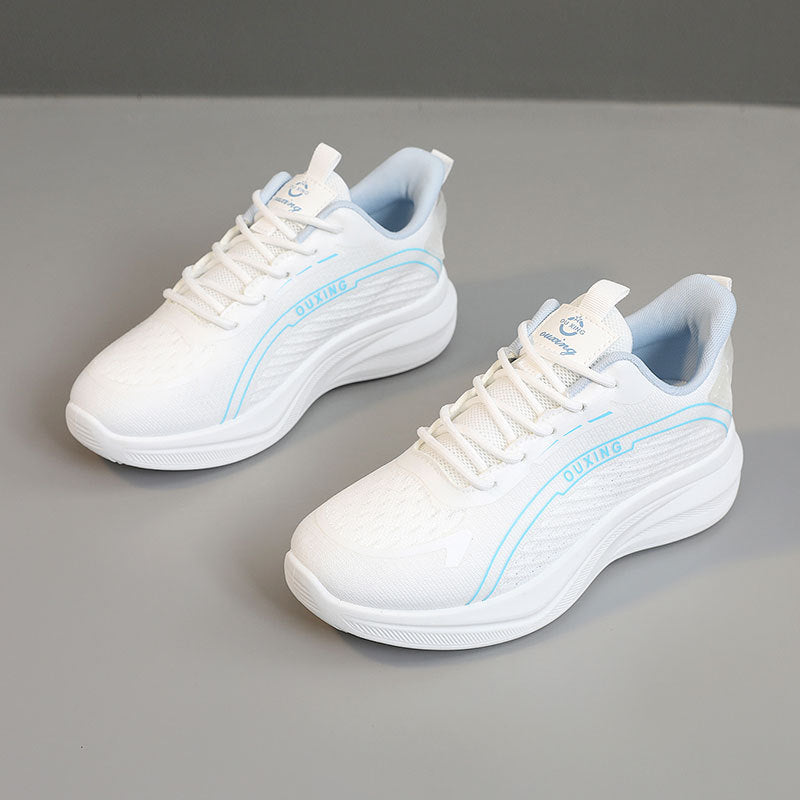 Damen Lauf-Sneaker mit atmungsaktivem Mesh-Obermaterial und dämpfender Sohle EB