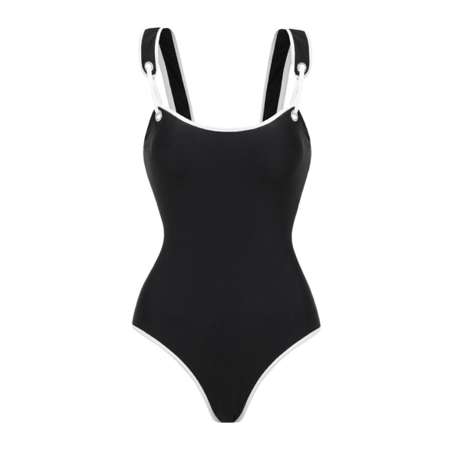 Damen Hochwertiger Einteiler Badeanzug mit sportlichem Design EB