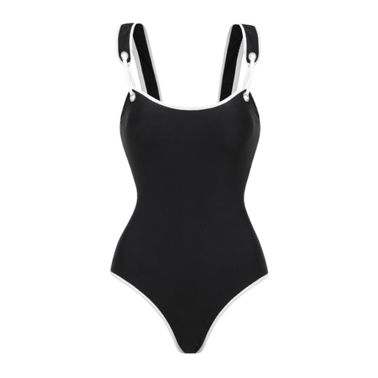 Damen Hochwertiger Einteiler Badeanzug mit sportlichem Design EB