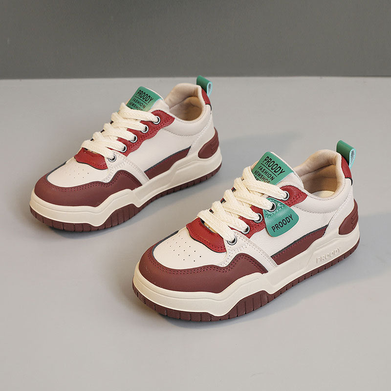Damen Sportliche Chunky Sneakers mit modischem Design und dämpfender Laufsohle EB