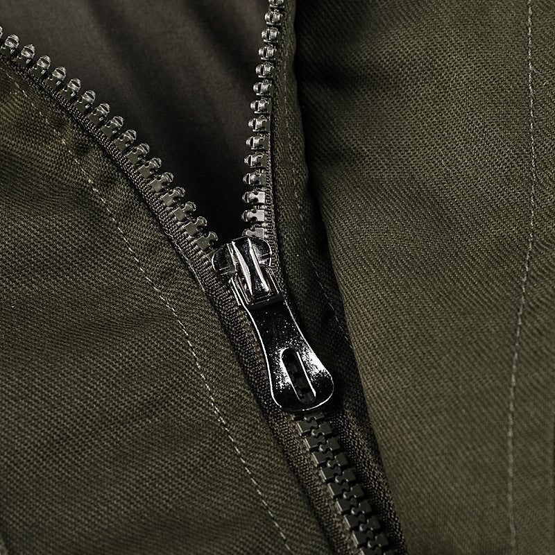 Herren nan robuste Fieldjacke mit Mehrfachtaschen, gesteppter Innenleiste und Rippbündchen EB