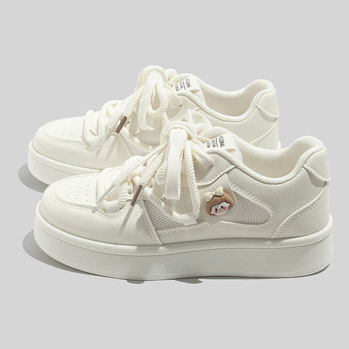 Damen Sneakers mit atmungsaktiven Mesh-Einsätzen und dekorativen Details EB