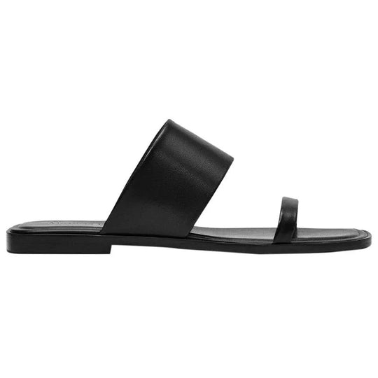 Damen Komfortable Zehentrenner-Sandalen mit breiten Riemen und ergonomischem Fußbett EB
