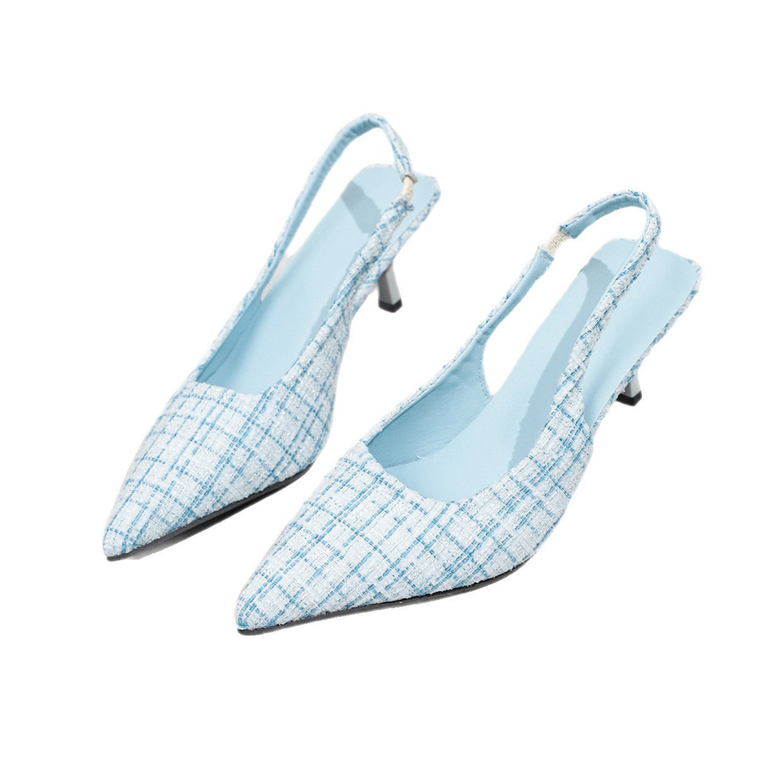 Damen Slingback Pumps mit spitzem Zehenbereich und modernem Design EB