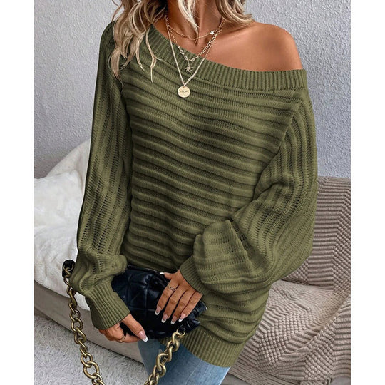 Damen Relaxed Fit Strickpullover EB