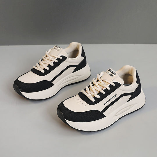Damen Sportliche Chunky Sneakers mit atmungsaktivem Obermaterial und bequemer Dämpfung EB