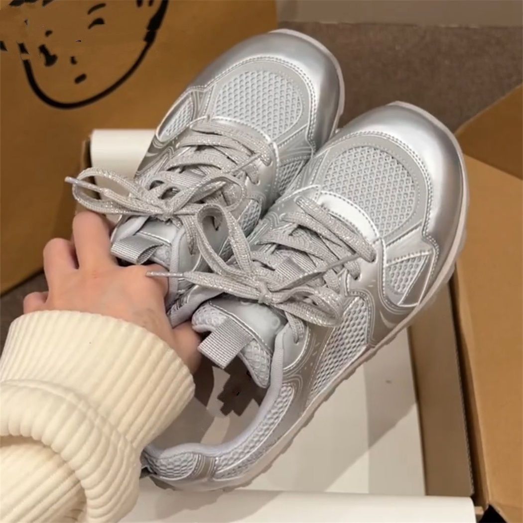 Damen Fitness Sneakers mit atmungsaktivem Mesh-EB