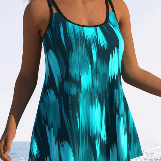 Damen Sportlicher Schwimmanzug mit schmeichelndem Schnitt und modischem Farbverlauf EB