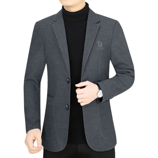 Herren Slim-Fit Sakko aus leichtem Mischgewebe mit Struktur EB