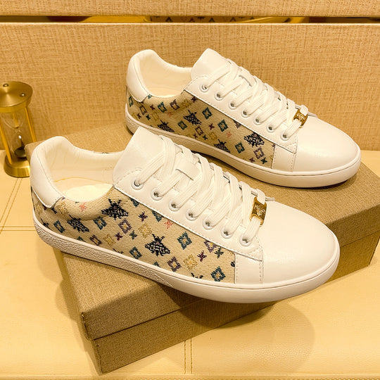 Damen Modische Sneakers mit künstlerischen Mustern und komfortabler Polsterung EB
