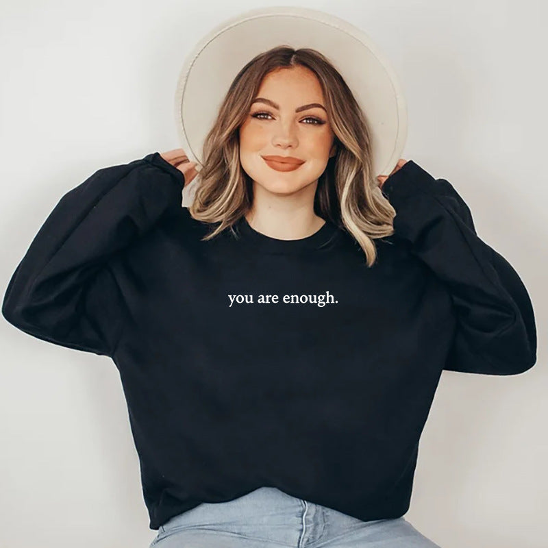 Damen Sweatshirt mit inspirierendem Schriftzug EB