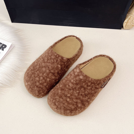 Damen Flauschige Filzclogs EB