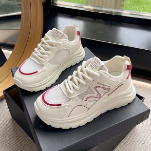 Damen Sportliche Sneakers mit atmungsaktiver Mesh-Oberfläche und komfortabler Dämpfung EB